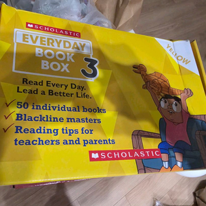 스콜라스틱 에브리데이 book box (구ebb) 레드 옐로우 블루 총9박스