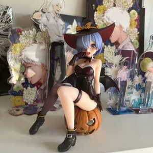 리제로 할로윈마녀 렘 정품 led조명 피규어