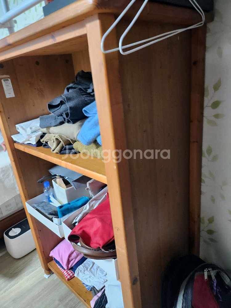 카사미아 원목 3단 책장--1