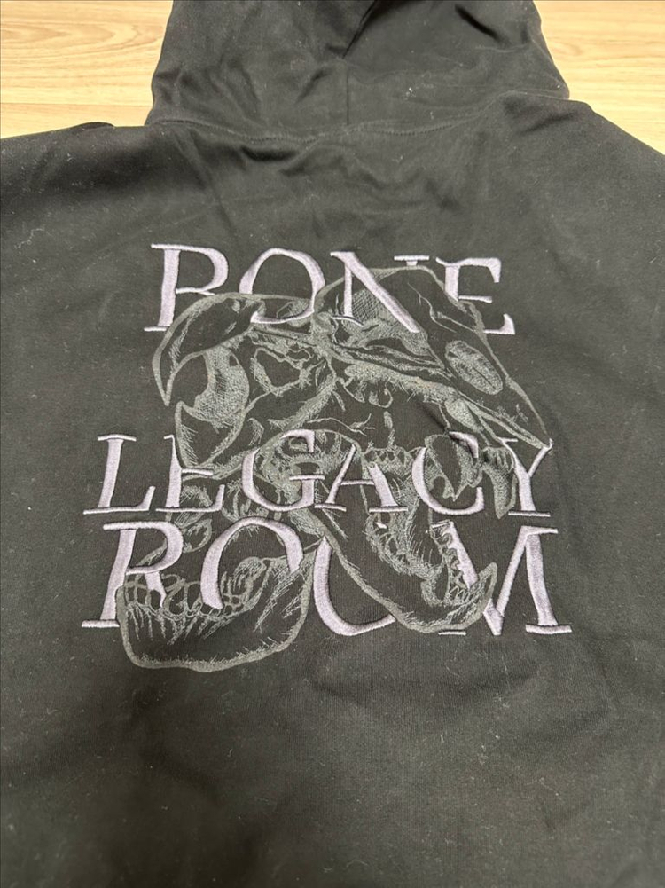 우왁굳즈 본룸 후드티 블랙 L--1