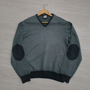 아르마니 꼴레지오니 그레이색상 울실크혼방 니트