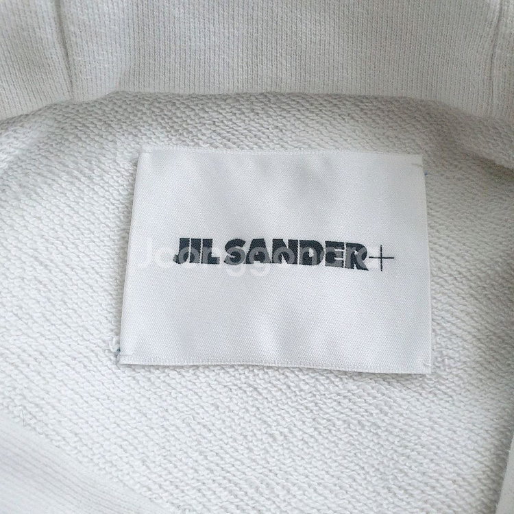 질샌더 로고 화이트 후드티셔츠 XL사이즈 국내 105--3