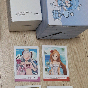 일괄판매)스텔라이브 유니CD 애니플러스 장패드 텀블러 소드아트온라인 카드