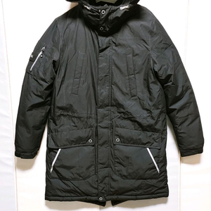 [L] 블랙야크 구스 하프 패딩점퍼 블랙1350