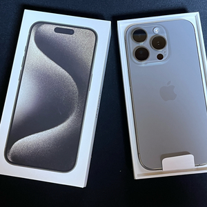 아이폰 15프로 256GB 상태 100% 애케플