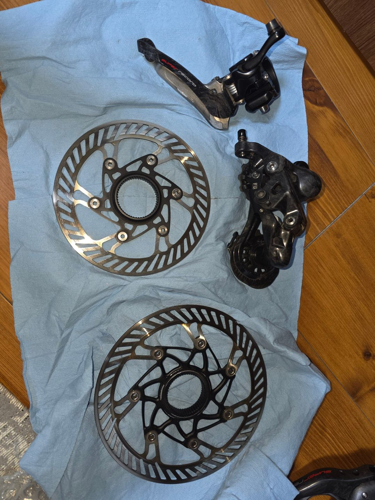 캄파놀로 슈퍼레코드 12단 유압식 기계식 구동계 풀셋 이미지