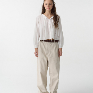 더바넷 verty ruffle blouse