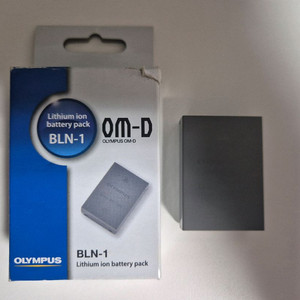 올림푸스 미러리스 카메라 정품 배터리 BLN-1 미사용품