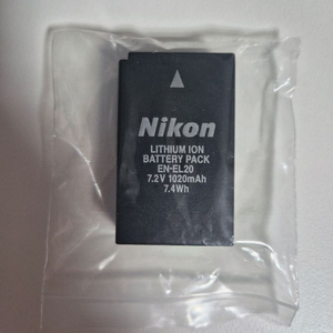 니콘 미러리스 카메라용 EN-EL20 정품 배터리
