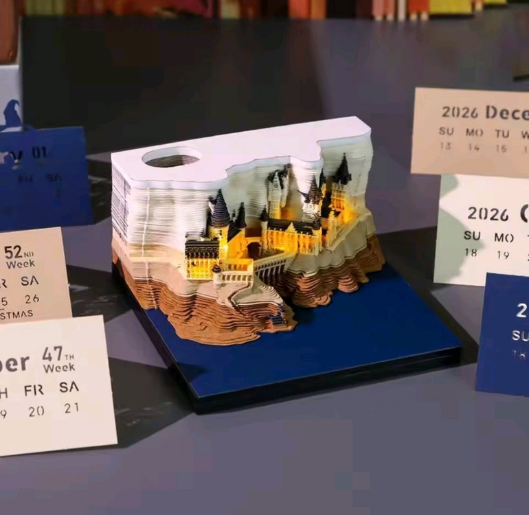 [새제품] 2026년 3D달력 3D입체 캘린더--4