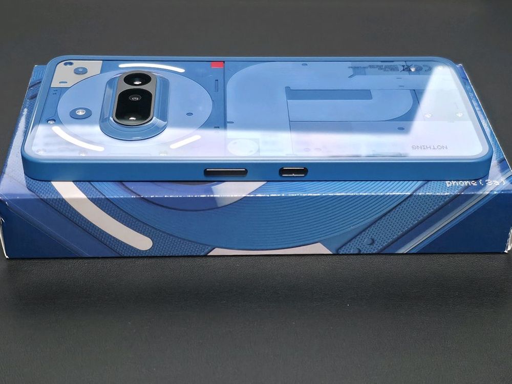 낫싱 3a 12/256 블루 S급 정발, 투명케이스--8