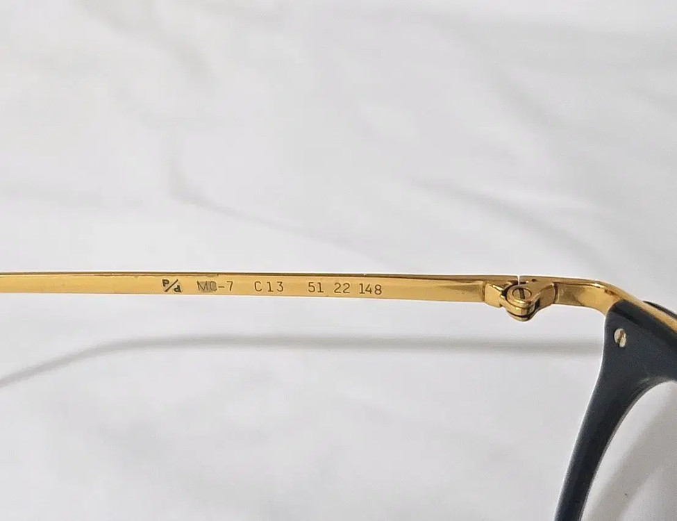 51) 프로젝트프로덕트 네이비 골드 티타늄 안경 MC7 C13--4