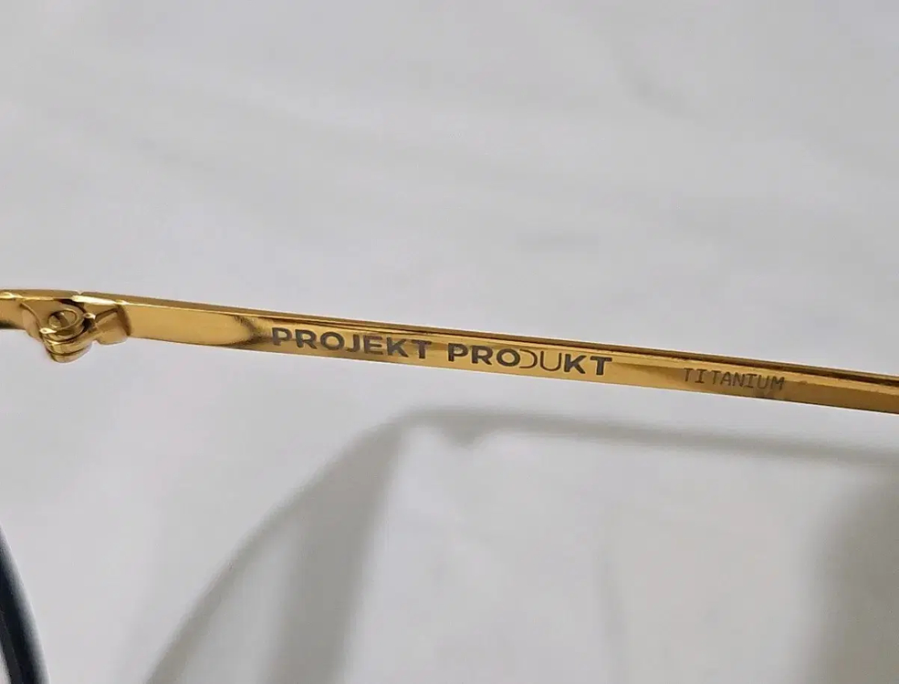 51) 프로젝트프로덕트 네이비 골드 티타늄 안경 MC7 C13--5