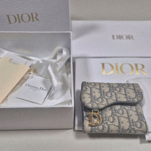 디올 오블리크 새들 반지갑(인보이스) 이미지