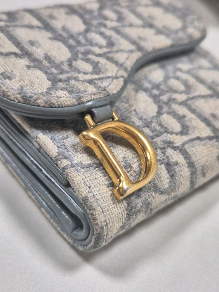 디올 오블리크 새들 반지갑(인보이스) 이미지