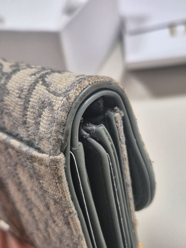 디올 오블리크 새들 반지갑(인보이스) 이미지