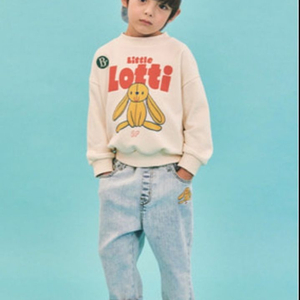 [대구/안심결제] 새상품 / 베베드피노 리틀 로티 루즈 핏 맨투맨 100사이즈 BP11TS323