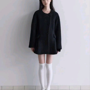 아미디 AMIDI 알파카 울 하프 코트