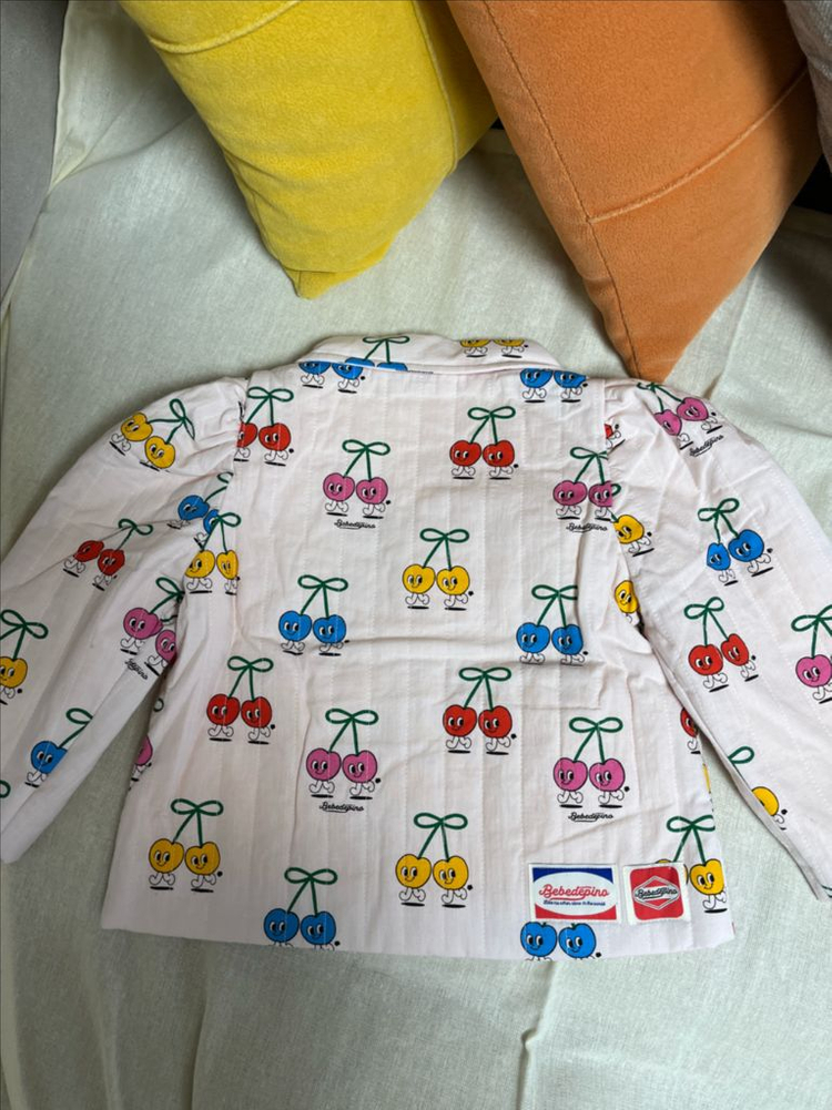 베베드피노 체리퀼팅 자켓 110 새상품--1