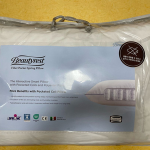 (새상품) 시몬스 뷰티레스트 화이버 포켓스프링 베개