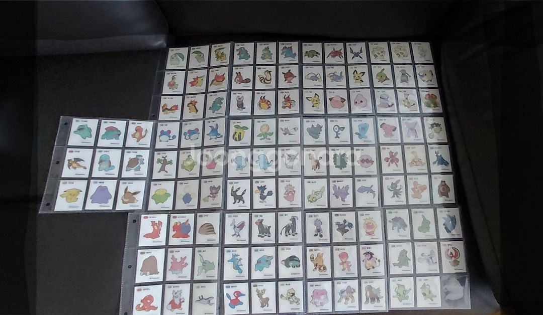 포켓몬1세대.2세대띠부씰(3자리씰) 판매--1