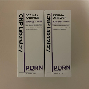 (미개봉) CNP 더마앤서 액티브 부스트 PDRN 앰플 30ml 2개