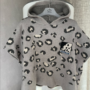 리미떼두두 레오파드판쵸 니트 S