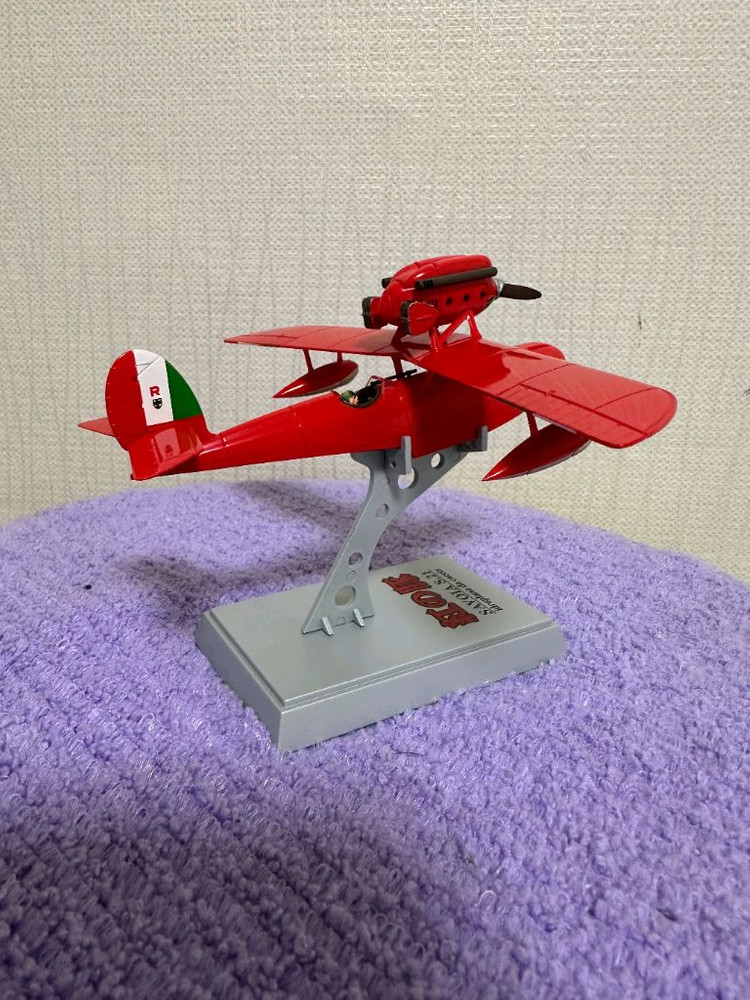 지브리스튜디오 붉은돼지 파인몰드 사보이아 $.21 1/72 스케일 GBL 포르코 보블헤드 2개 일괄판매(개봉미전시--5