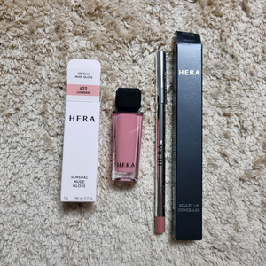 헤라 센슈얼 누드 글로스 422 란제리 415 브라우니보이 390 웻베리