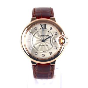 [중고명품다올] 까르띠에 발롱블루 다이아 핑크골드 오토매틱 시계 36mm WE902028