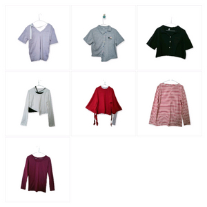 [미착용] 여성 티셔츠 7벌일괄