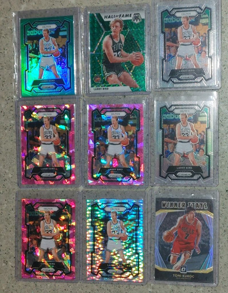 NBA 레전드 농구카드 리프랙터/프리즘류 Bird Magic Dirk 이미지