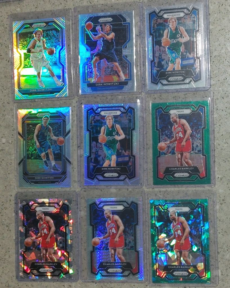 NBA 레전드 농구카드 리프랙터/프리즘류 Bird Magic Dirk 이미지