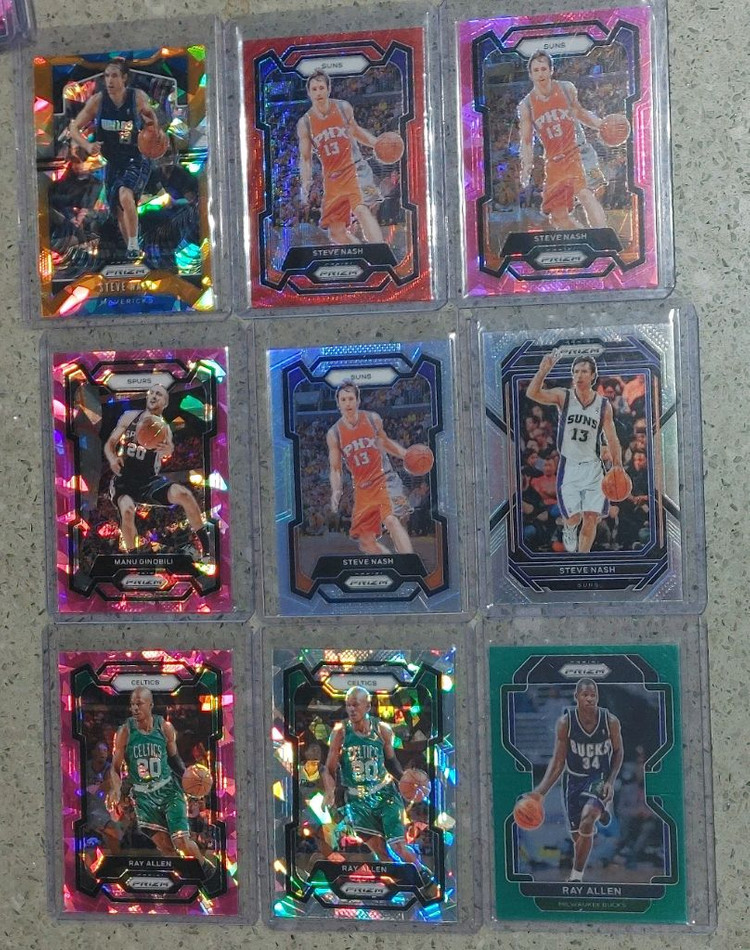 NBA 레전드 농구카드 리프랙터/프리즘류 Bird Magic Dirk 이미지
