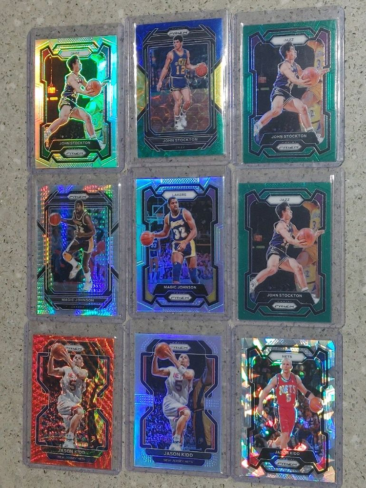 NBA 레전드 농구카드 리프랙터/프리즘류 Bird Magic Dirk 이미지