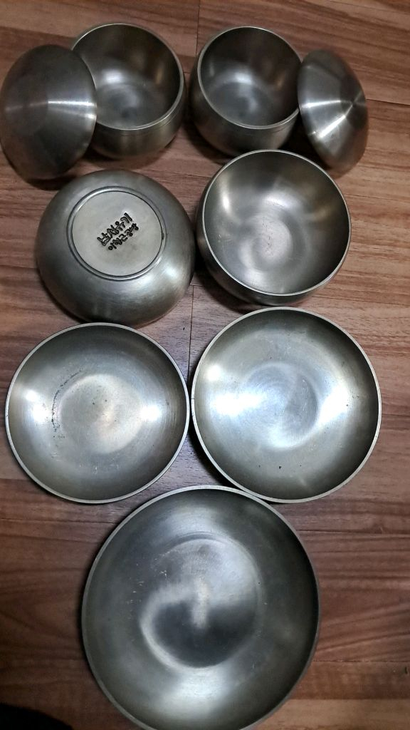 이형근 납청유기 놋그릇 2인반상기찬기세트9피스 이미지