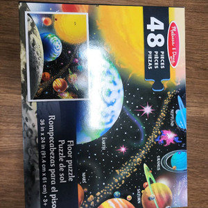 멜리사앤더그 태양계 바닥 퍼즐 48ps 팝니다 이미지