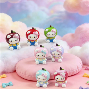 핸드메이드 제작 헬로키티 사과 피규어 이미지