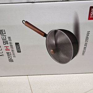 클리벤 IH 멀티팬 궁중팬 28cm 새상품무쇠 인덕션가능뚜껑포함 이미지