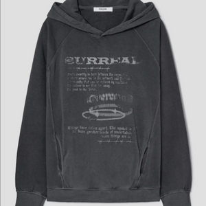 [XXL]에잇세컨즈 가먼트 다잉 그래픽 후드티 새상품