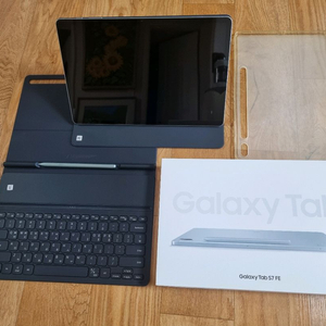 삼성 갤럭시탭 S7 FE wifi +삼성북커버키보드+삼성북커버정품