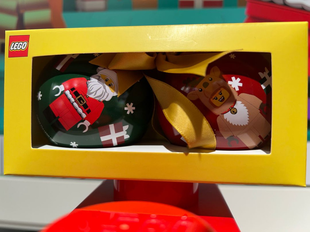 레고 겨울의 파고라 + 크리스마스 오너먼트 + 미니피겨 2--2