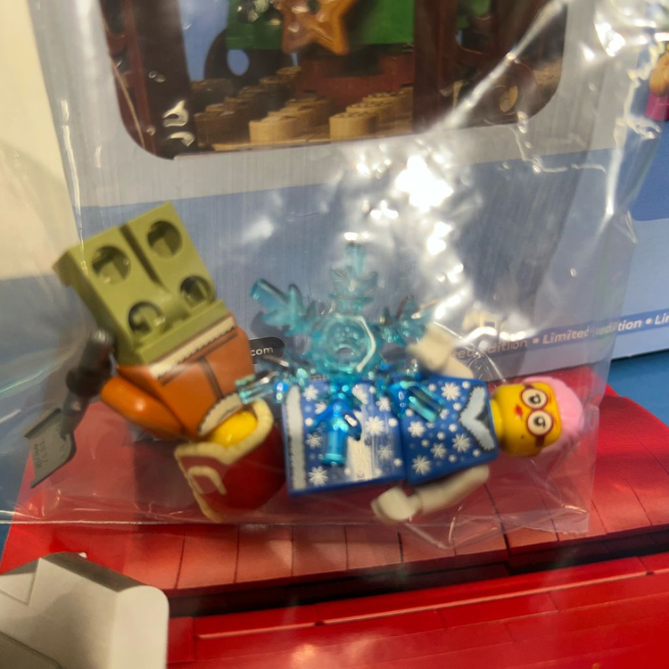 레고 겨울의 파고라 + 크리스마스 오너먼트 + 미니피겨 2--4