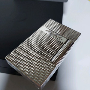 [새상품급,풀세트] 듀퐁라이터 라인2 신형 ca16184 은장 쌍불 듀퐁라이타