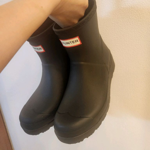 헌터레인부츠 플레이숏 블랙 이미지