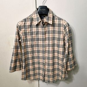 버버리 정품 칠부소매 남방