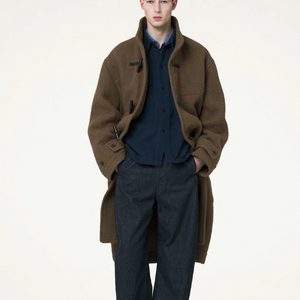 [46] 23fw 르메르 더플 코트 올리브브라운