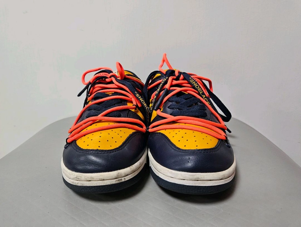 나이키 오프화이트의 콜라보, 덩크 로우 네이비 250mm 이미지