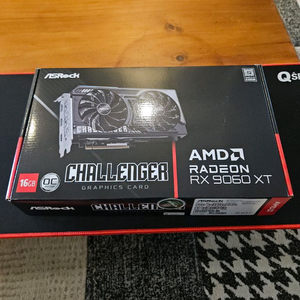 [ASRock] 라데온 RX 9060 XT CHALLENGER OC D6 16GB 대원씨티에스