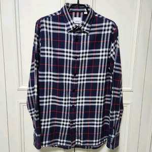 (100)버버리 체크 스트레치 코튼 셔츠